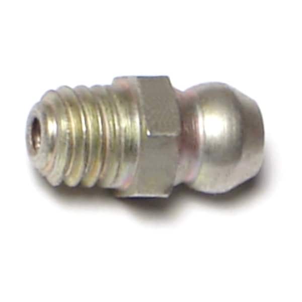 Midwest Fastener 6mm-1.0 x 8mm x 15mm Zinc Plated Steel Coarse Thread Straight Grease Fittings 8PK 67161 - main